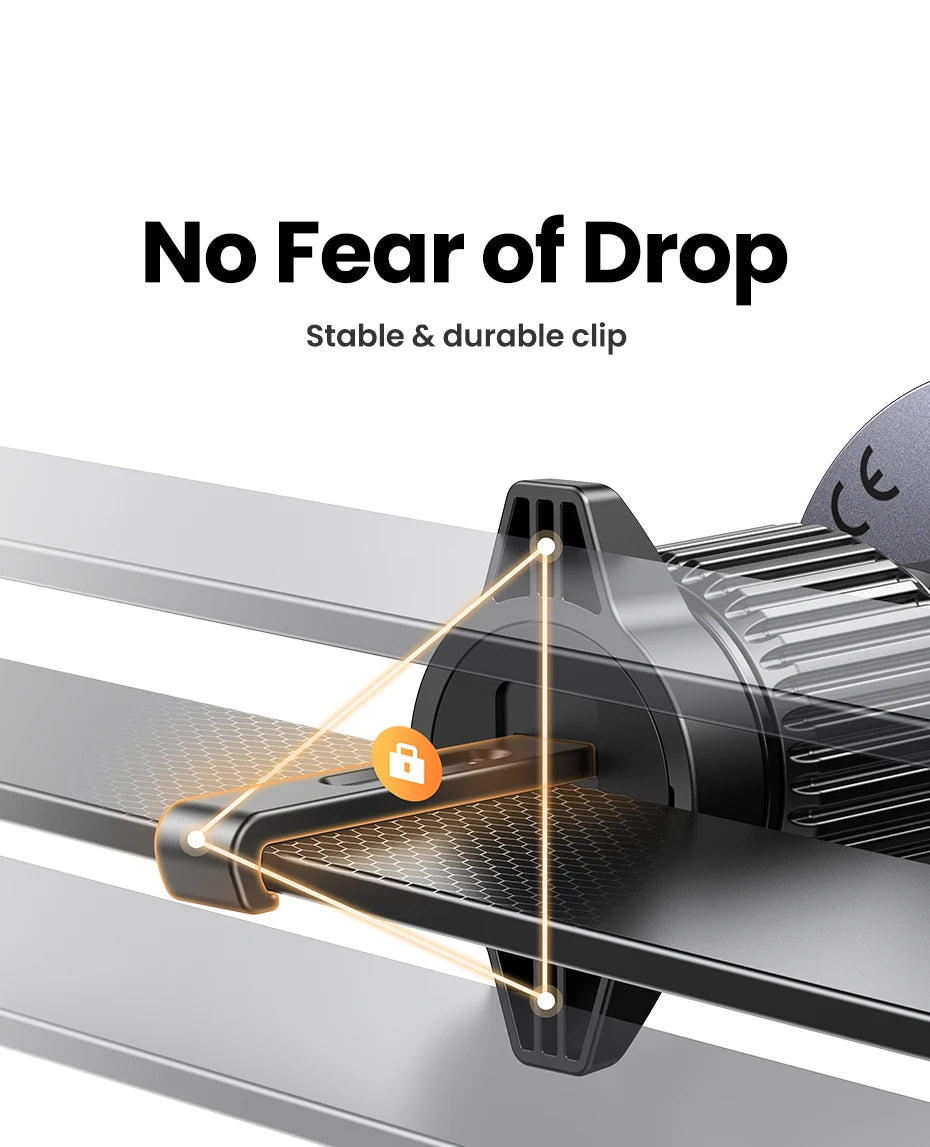 Qi2 15W Magnetic Wireless Car Charger with LED - Premium MagSafe Mount for iPhone 16/15