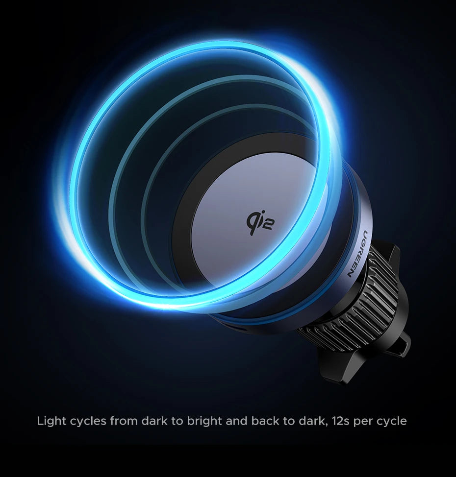 Qi2 Magnetic Wireless Car Charger – 25W Fast Charging MagSafe Mount for iPhone 16, 15, 14