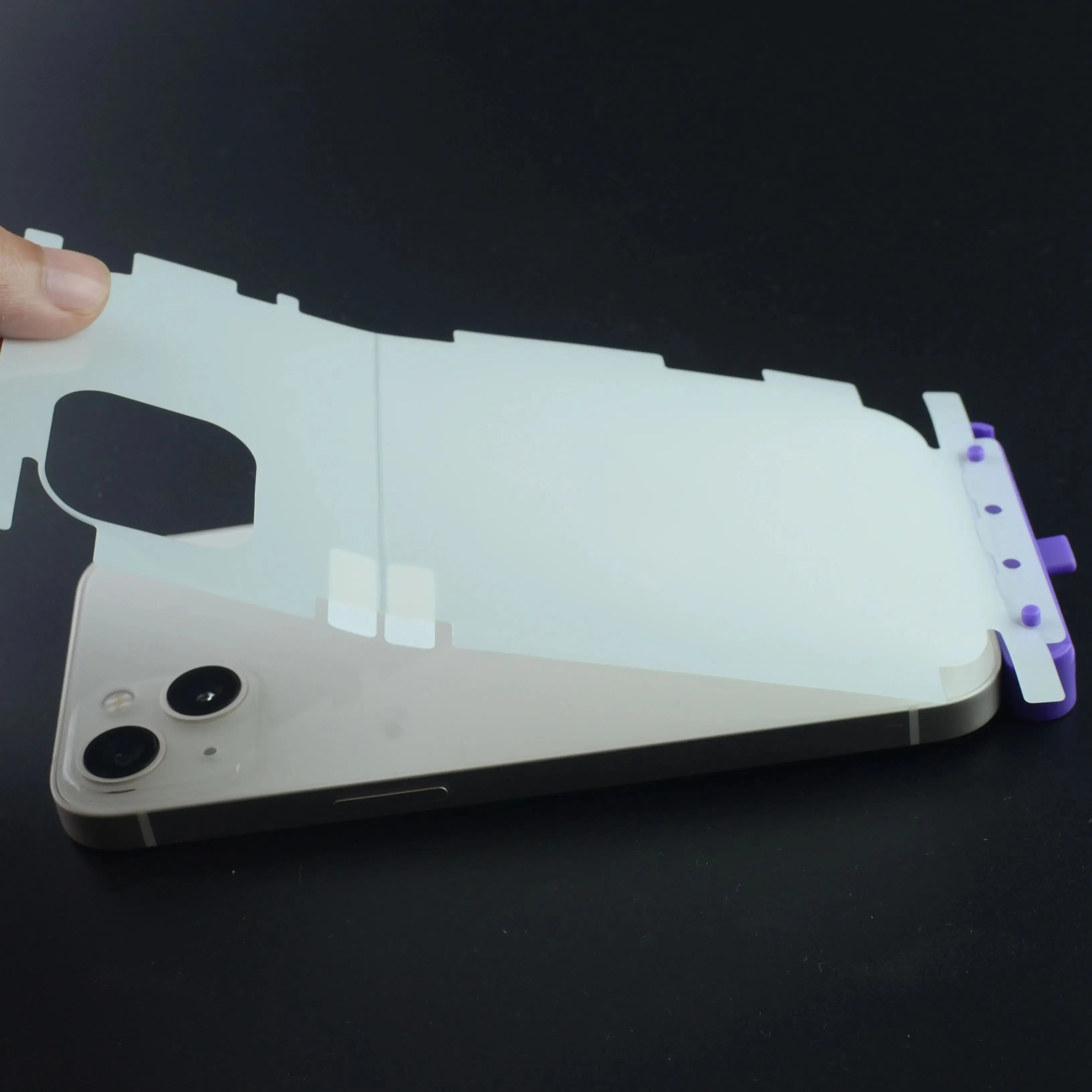 3-Pack iPhone Back Hydrogel Film – Full Back & Side Edge Protector for iPhone 16, 15, 14, 13, 12 Pro Max & Mini