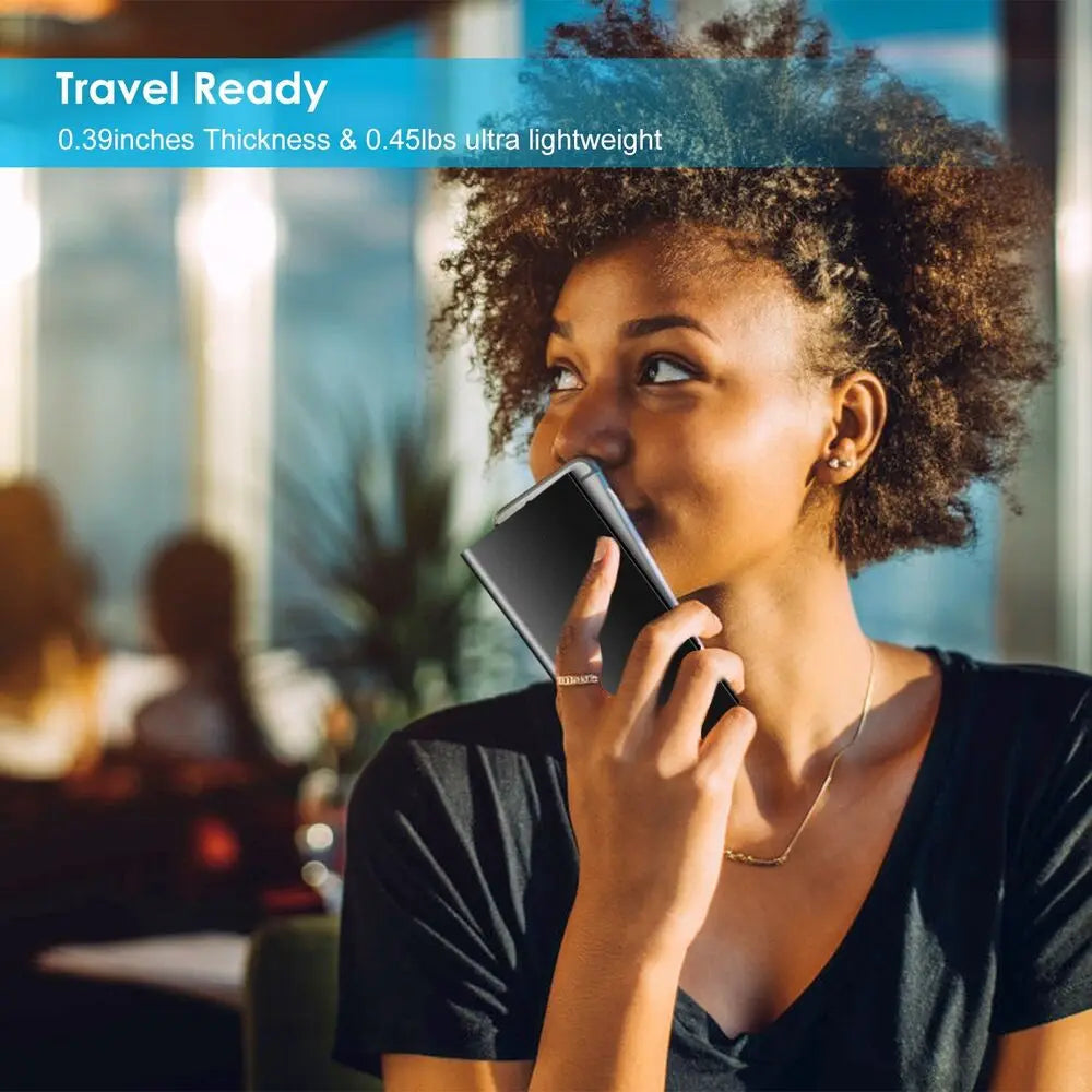 20,000mAh Portable Power Bank – 5V/2.1A Fast Charging for iPhone, Android & Heated Vest