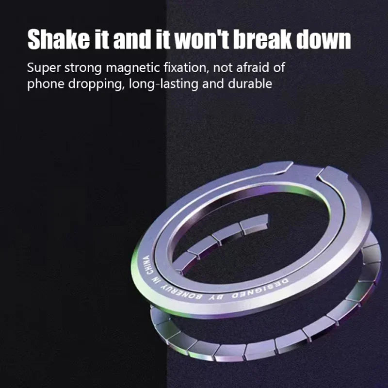 2025New Magnetic Phone Ring Holder for MagSafe Accessories Adjustable Finger Ring Support Bracket For Magnet Case for IPhone