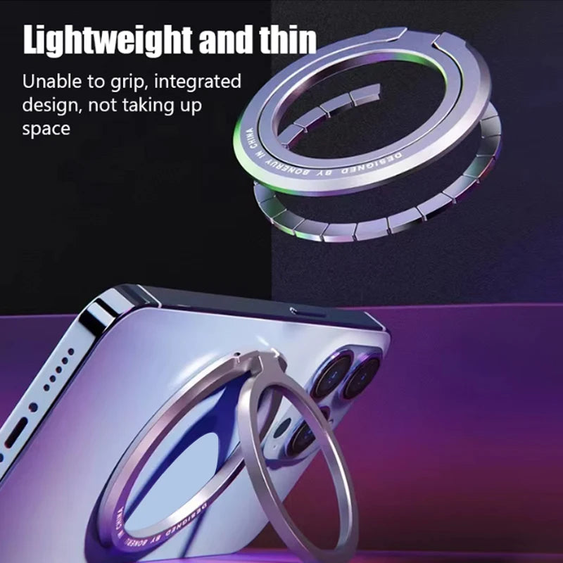 2025New Magnetic Phone Ring Holder for MagSafe Accessories Adjustable Finger Ring Support Bracket For Magnet Case for IPhone