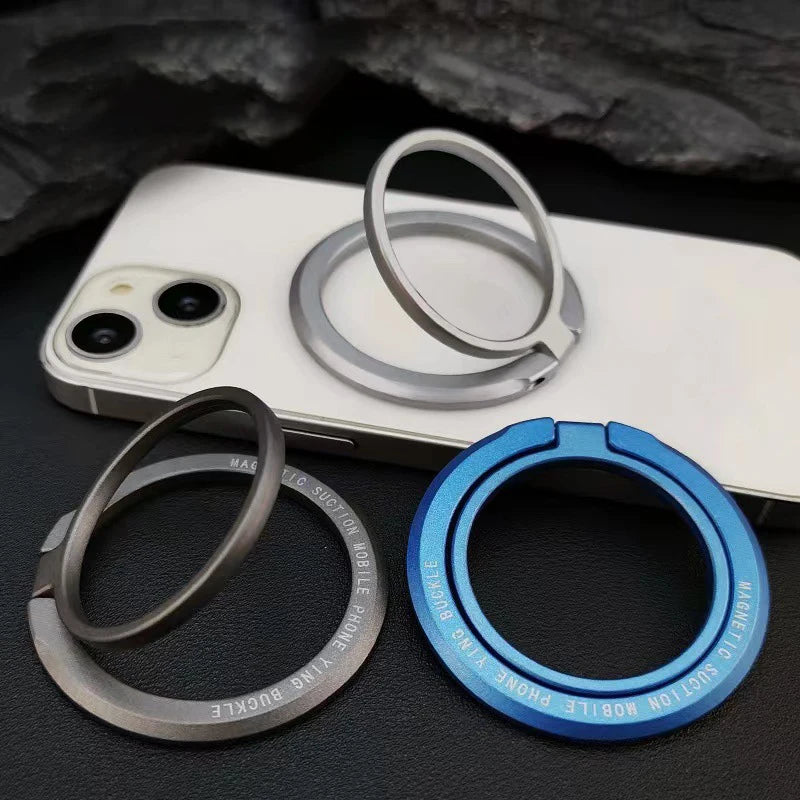 2025New Magnetic Phone Ring Holder for MagSafe Accessories Adjustable Finger Ring Support Bracket For Magnet Case for IPhone