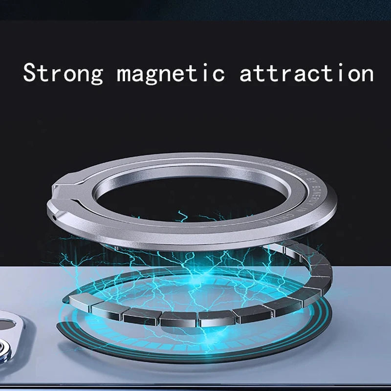 2025New Magnetic Phone Ring Holder for MagSafe Accessories Adjustable Finger Ring Support Bracket For Magnet Case for IPhone