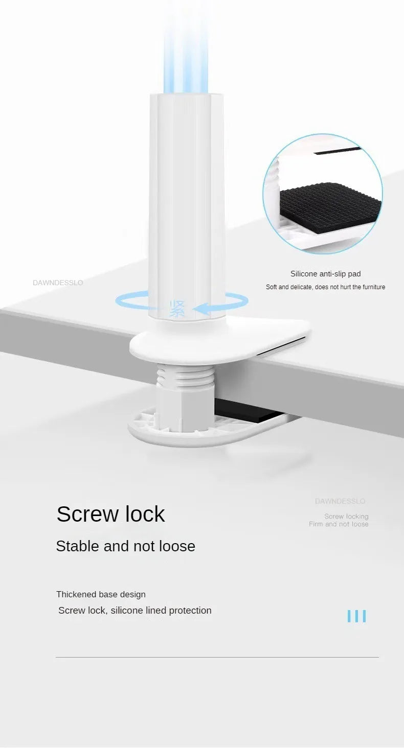 100cm Phone Clip on Stand Holder with Grip Flexible Long Arm Lazy Bracket Mount Clamp for IPhone 15 Pro Accessories Phone Holder